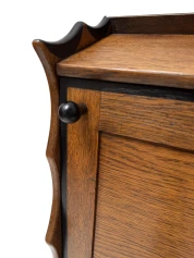 Art Deco Amsterdamse School Drop-Leaf Desk by Willem Penaat for Metz & Co.